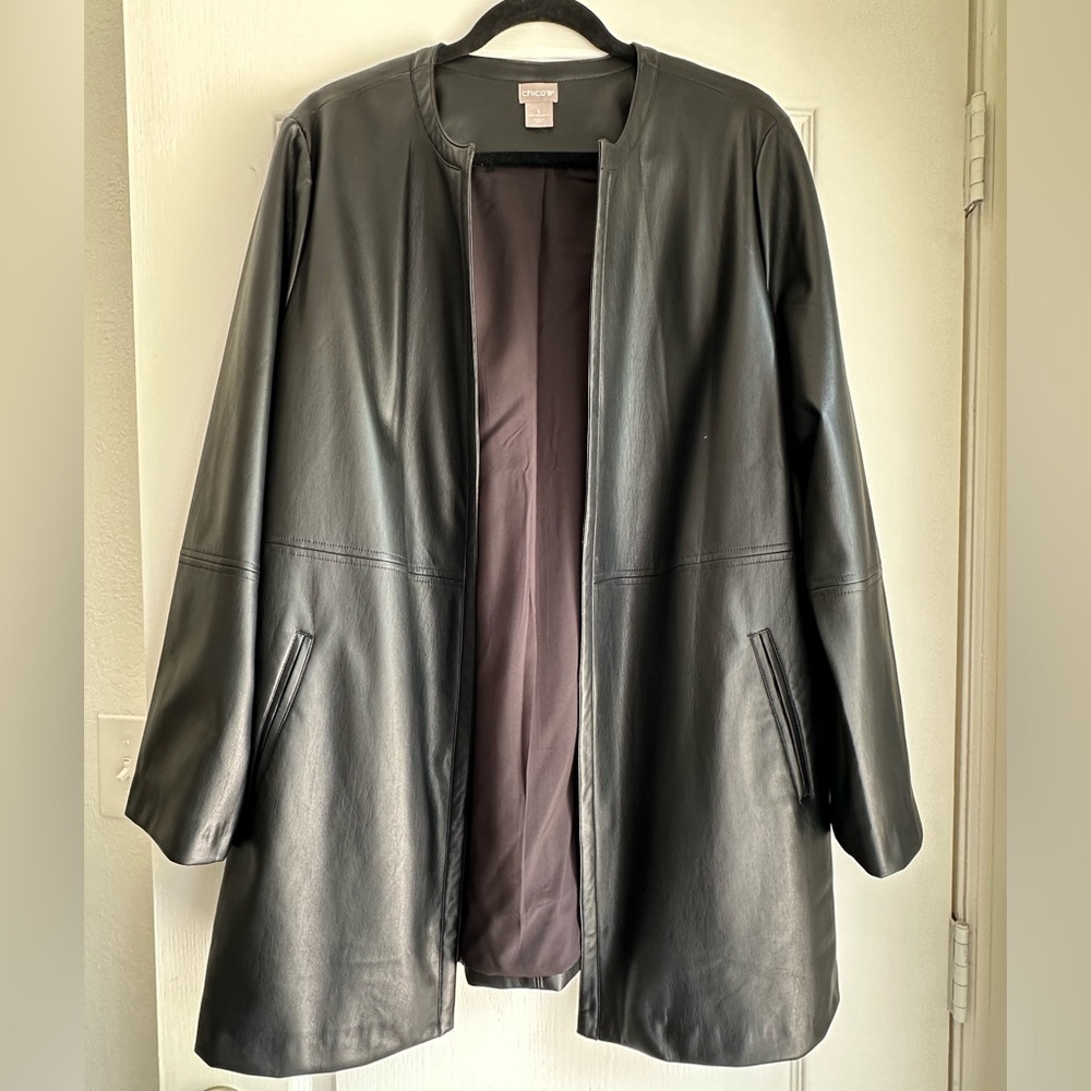 Chico’s great black jacket Size 3 16-18